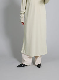 【Et】2-Way Ribbed Long Cardigan