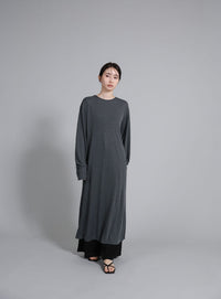 【Et】2-Way Ribbed Long Cardigan