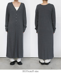 【Et】2-Way Ribbed Long Cardigan