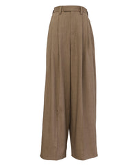 【Et】Mannish Vest and Tuck Pants Set