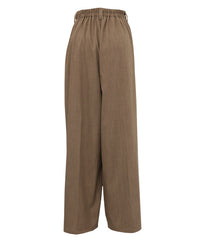 【Et】Mannish Vest and Tuck Pants Set
