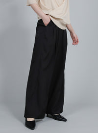 【Et】Mannish Vest and Tuck Pants Set
