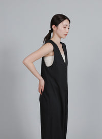 【Et】Button-Up Salopette