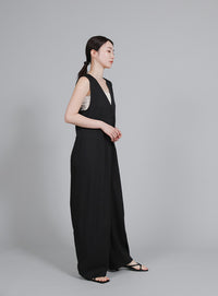 【Et】Button-Up Salopette