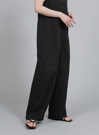 【Et】Button-Up Salopette