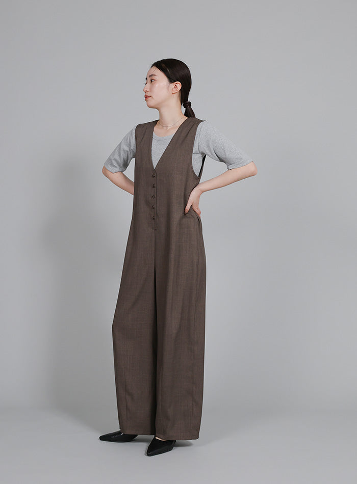 Et】Button-Up Salopette – SELECT MOCA