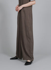 【Et】Button-Up Salopette