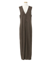 【Et】Button-Up Salopette