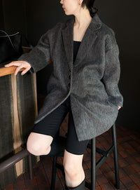 シャギールーズジャケットコート【by SON】