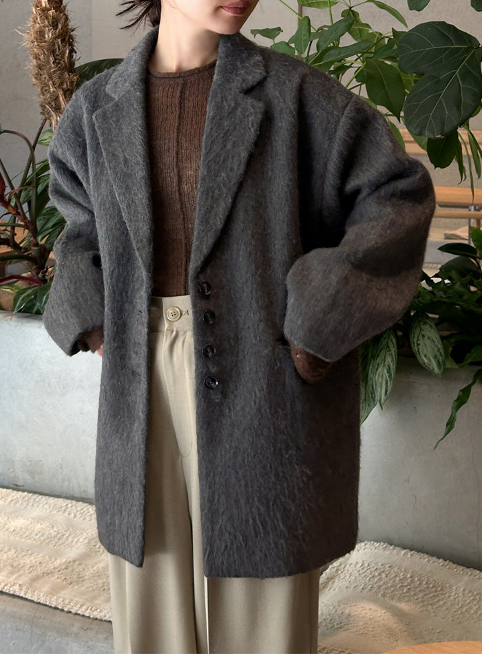 シャギールーズジャケットコート【by SON】