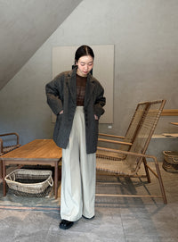 シャギールーズジャケットコート【by SON】