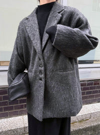 シャギールーズジャケットコート【by SON】