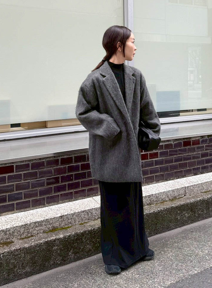 【サイズ展開あり】フィンガースリーブプチハイリブワンピース【by SON】