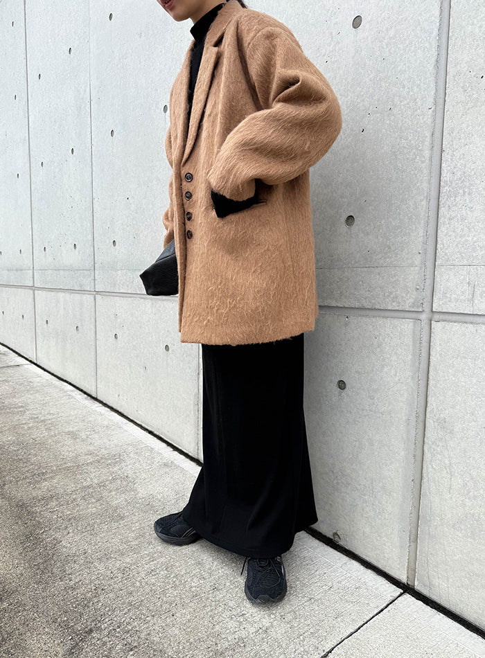 シャギールーズジャケットコート【by SON】