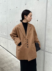 シャギールーズジャケットコート【by SON】