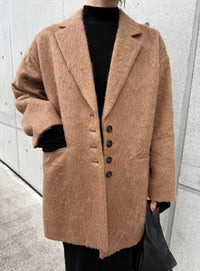 シャギールーズジャケットコート【by SON】