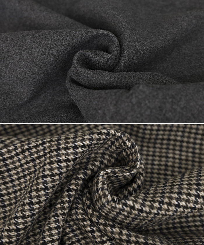 フェイクウールシャツジャケット