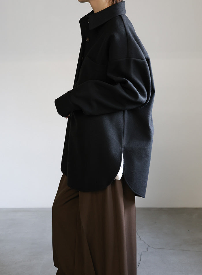 フェイクウールシャツジャケット – SELECT MOCA