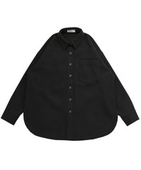 フェイクウールシャツジャケット