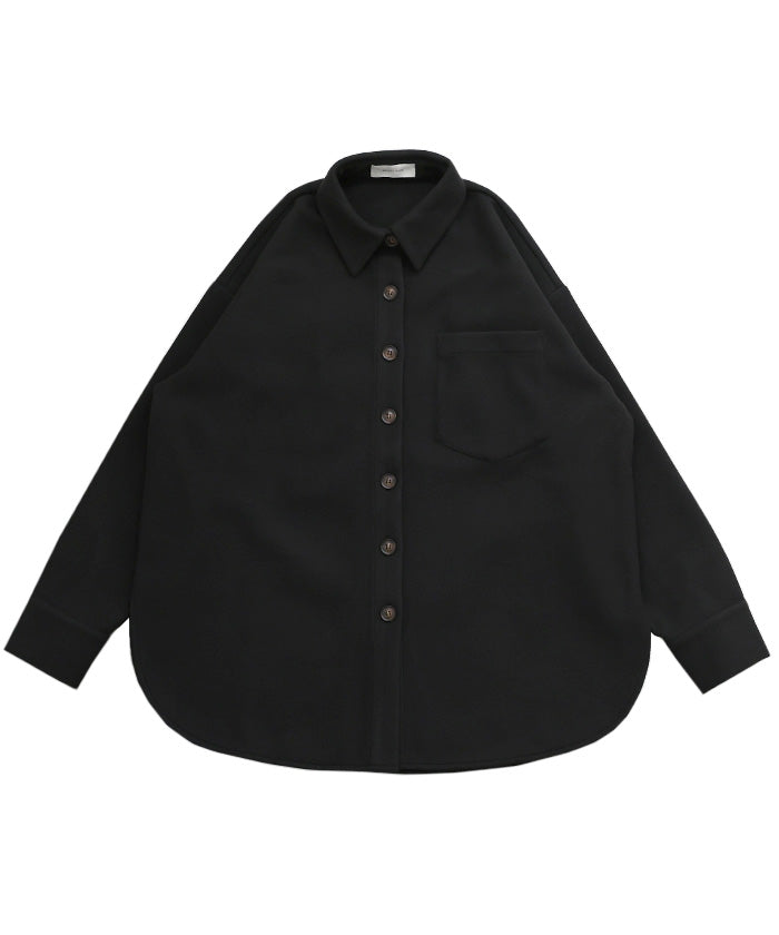 フェイクウールシャツジャケット