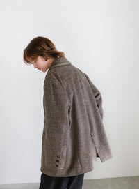 メランジオーバーサイズテーラードジャケット