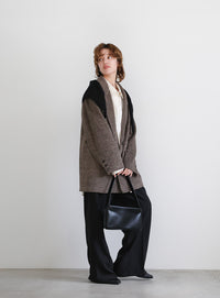 メランジオーバーサイズテーラードジャケット