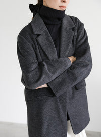 メランジオーバーサイズテーラードジャケット