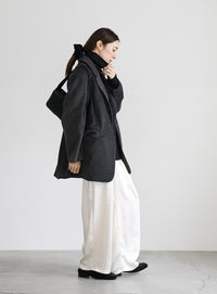 メランジオーバーサイズテーラードジャケット