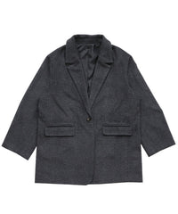 メランジオーバーサイズテーラードジャケット