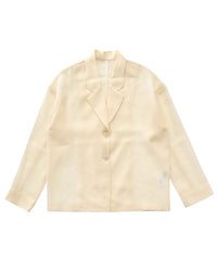 ロングスリーブシアーテーラードジャケット