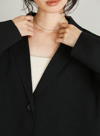 【Et】Spandex Knit Jacket