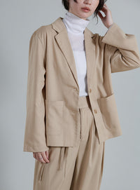 【Et】Side Slit Tailored Jacket