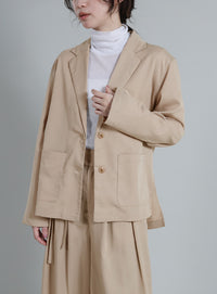 【Et】Side Slit Tailored Jacket