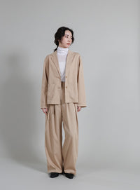 【Et】Side Slit Tailored Jacket