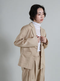 【Et】Side Slit Tailored Jacket
