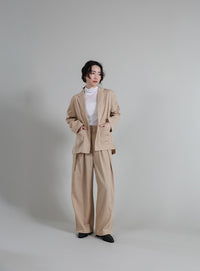 【Et】Side Slit Tailored Jacket