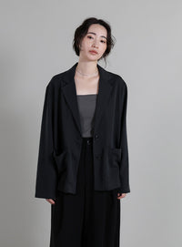 【Et】Side Slit Tailored Jacket