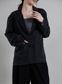 【Et】Side Slit Tailored Jacket