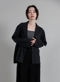 【Et】Side Slit Tailored Jacket