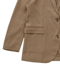 ロールアップストライプスリーブテーラードジャケット