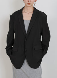 ロールアップストライプスリーブテーラードジャケット