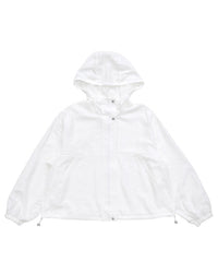 スタンドネックシアーフーディー