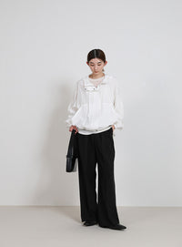 スタンドネックシアーフーディー