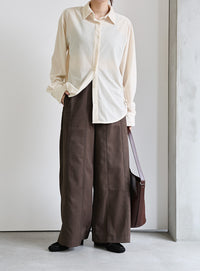 カットベロアシャツ