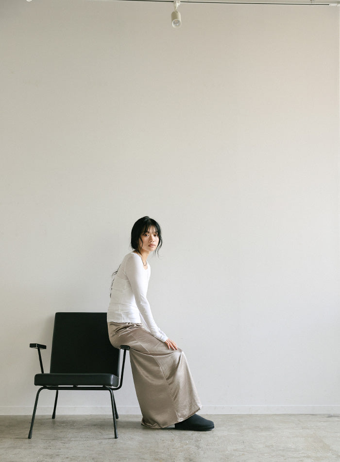 ホルターキャミレイヤードトップス