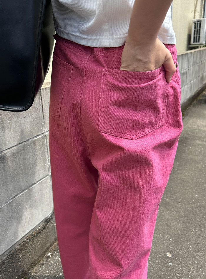 カラーツイルテーパードパンツ – SELECT MOCA