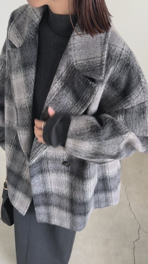 コクーンスリーブミドルチェスターコート