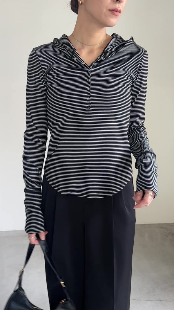 ボーダーフーディーロンT