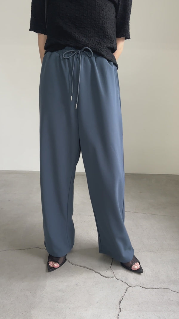 カットジョーゼットリラックスパンツ