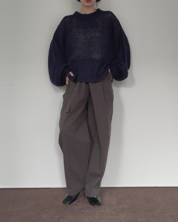 【Et】Wrap-Belt Chino Pants